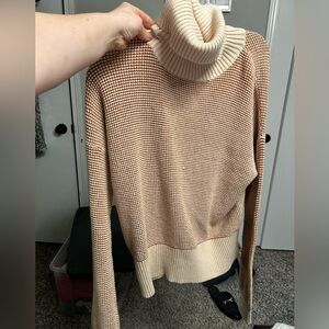 Kerisma Beige Cowl Neck Sweater